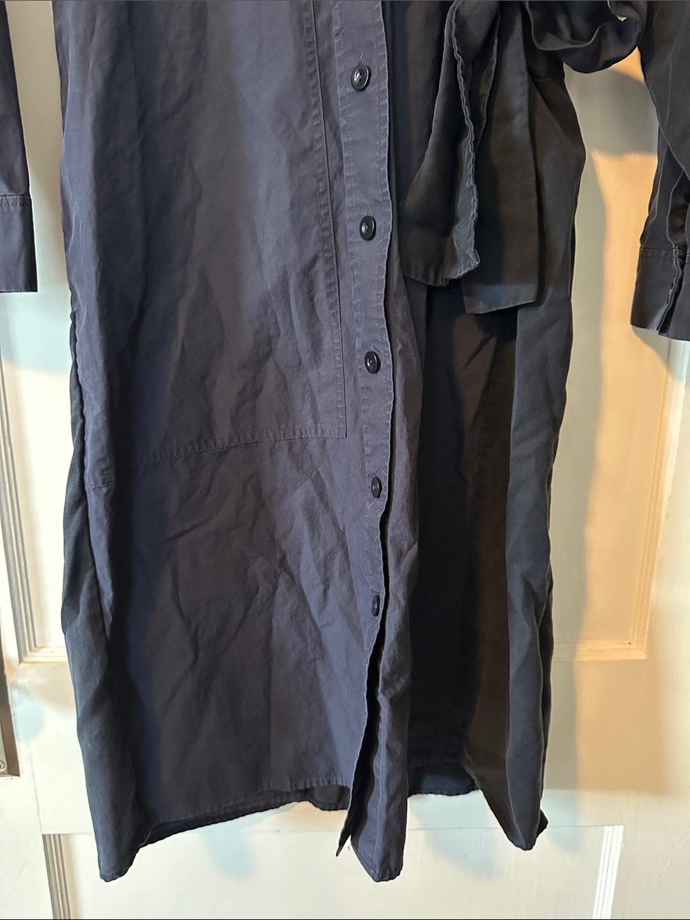COS Oversized Button Front Collared Shirt Dress - Picture 5 of 11